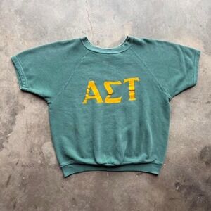 Vintage 1970s Alpha Sigma Tau Sweatshirt  Size large